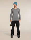 Men's Merino 260 Tech Long Sleeve Crewe Thermal Top Gritstone Heather - 5