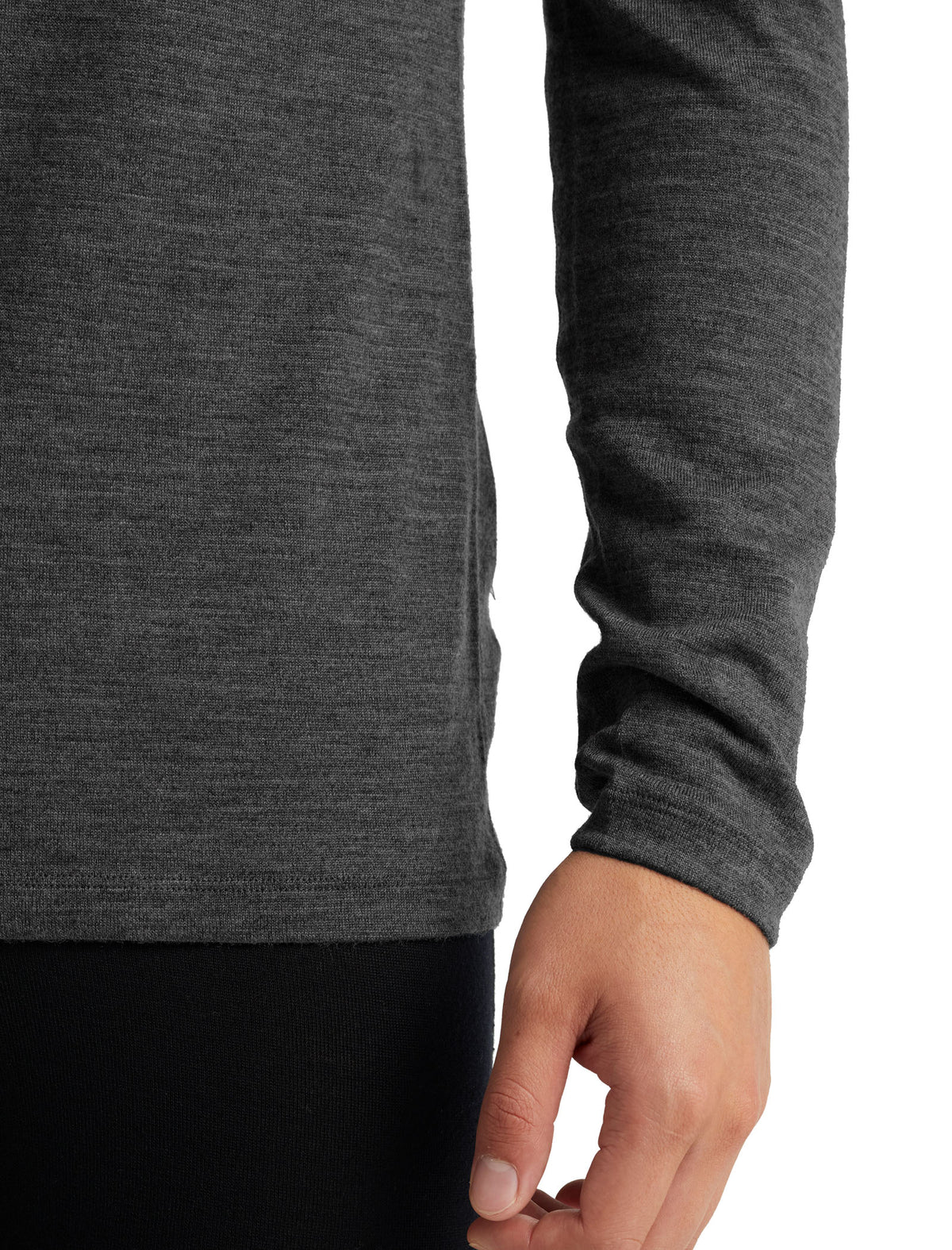 Men's Merino 260 Tech Long Sleeve Crewe Thermal Top Gritstone Heather - 6