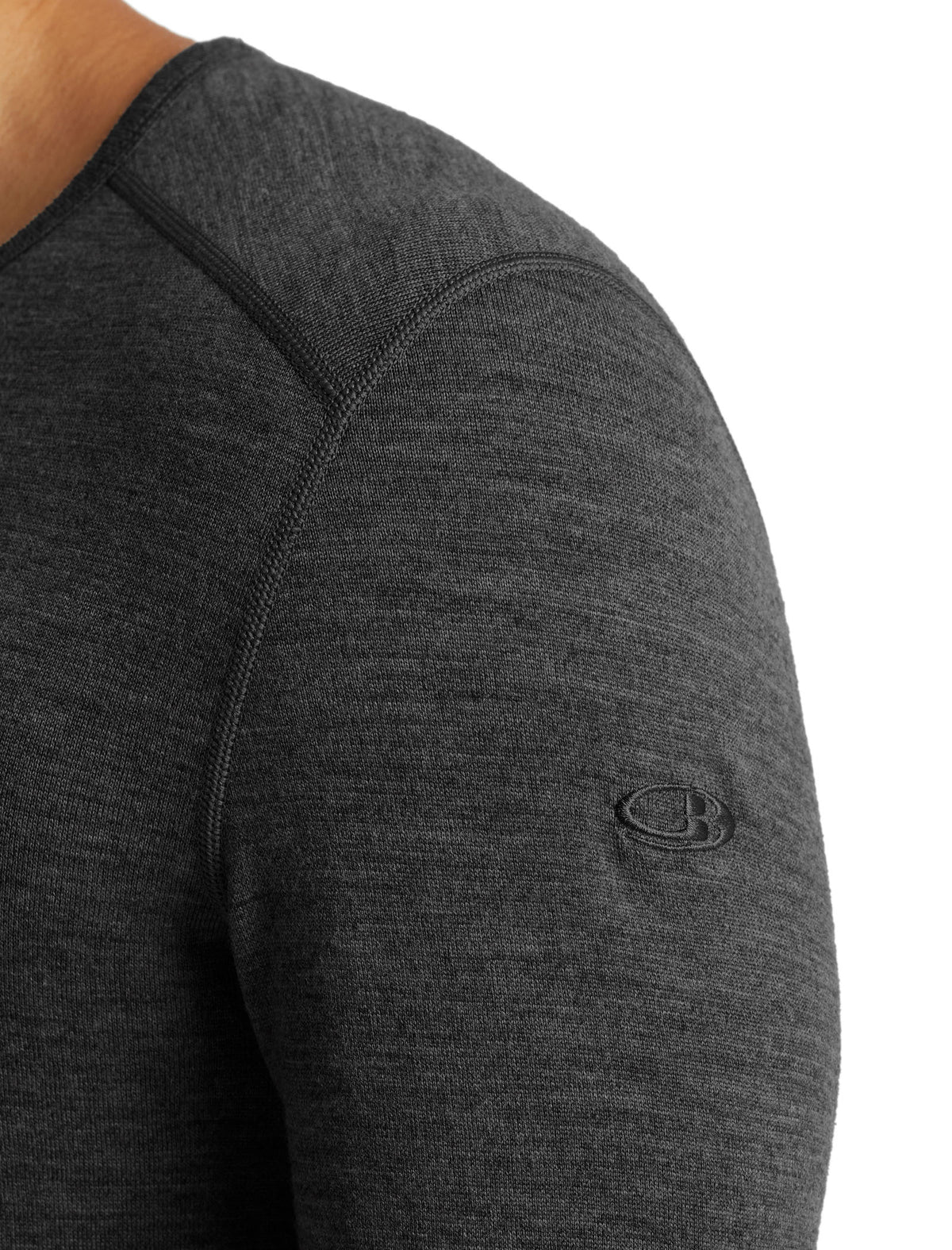 Men's Merino 260 Tech Long Sleeve Crewe Thermal Top Gritstone Heather - 7