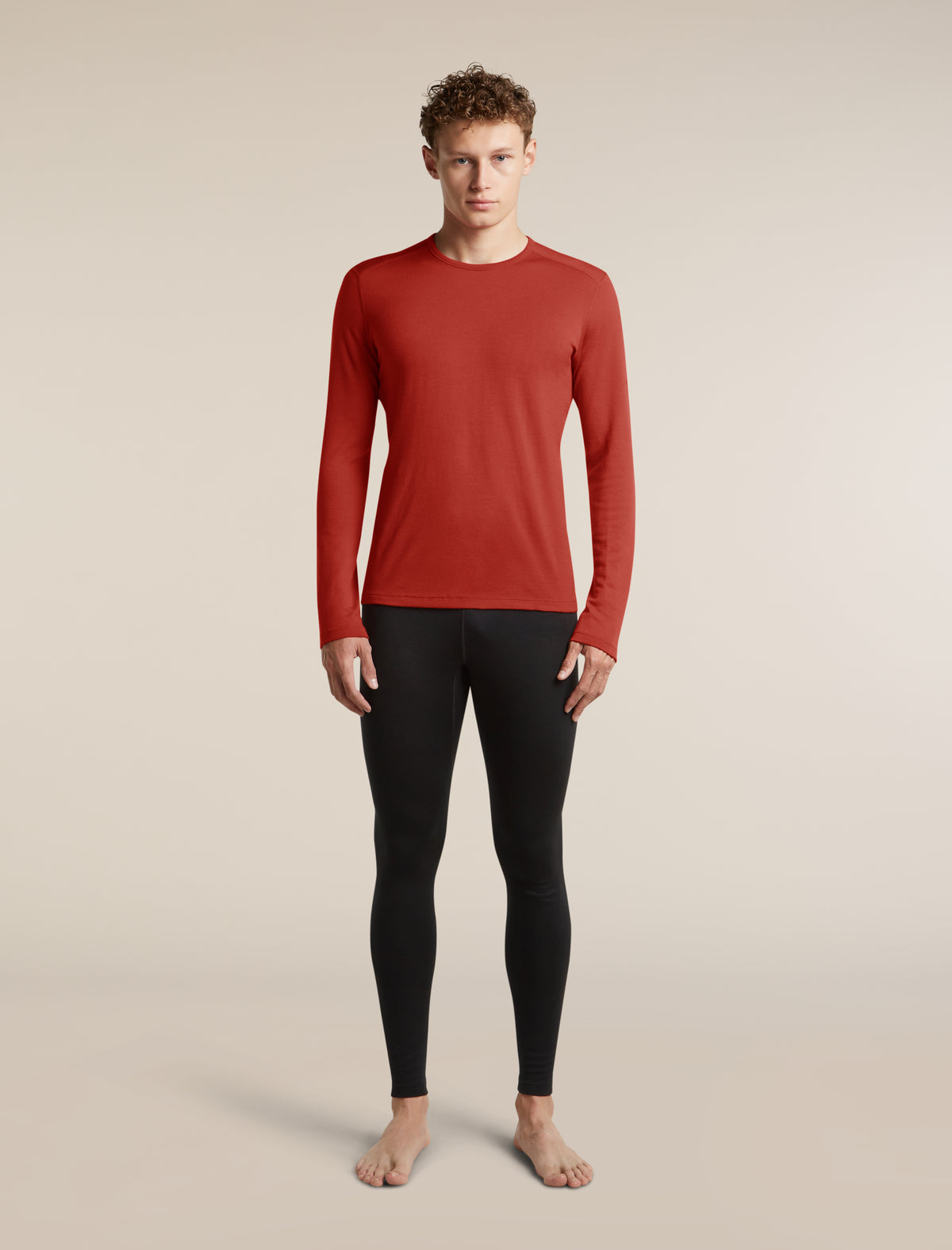 Men's Merino 260 Oasis Long Sleeve Thermal Crewe Agate - 3