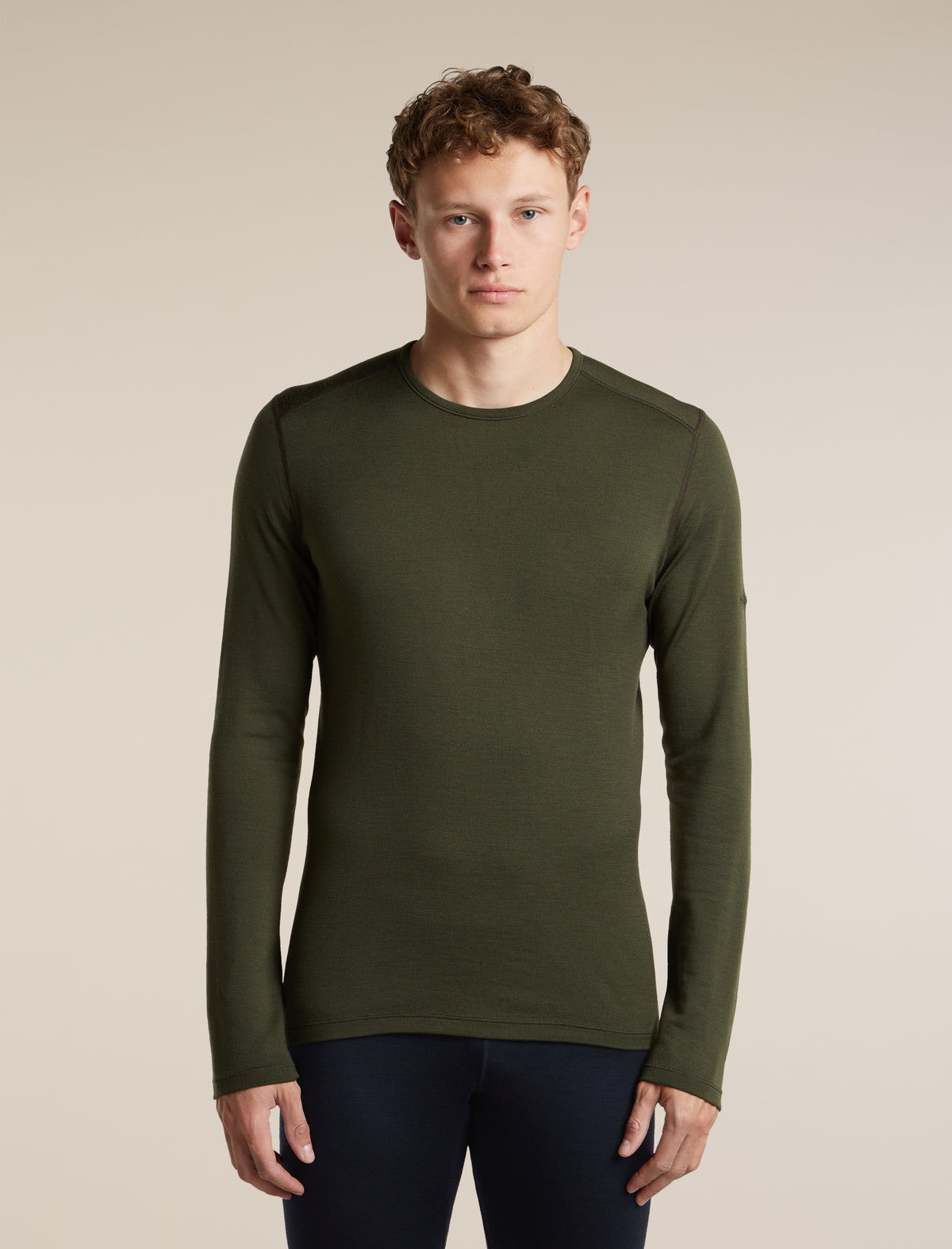 Men's Merino 260 Oasis Long Sleeve Thermal Crewe Dark Loden - 1