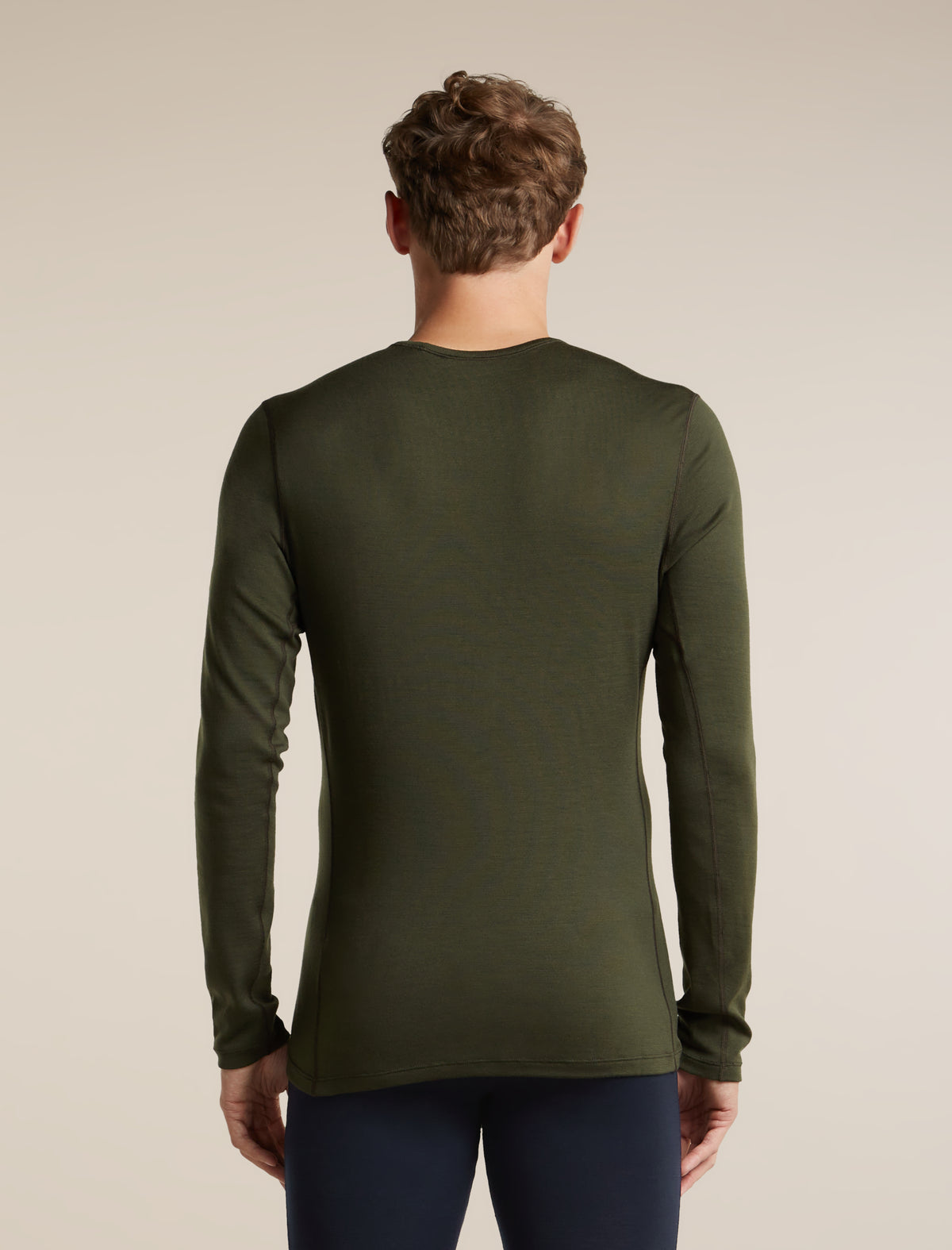 Men's Merino 260 Oasis Long Sleeve Thermal Crewe Dark Loden - 2