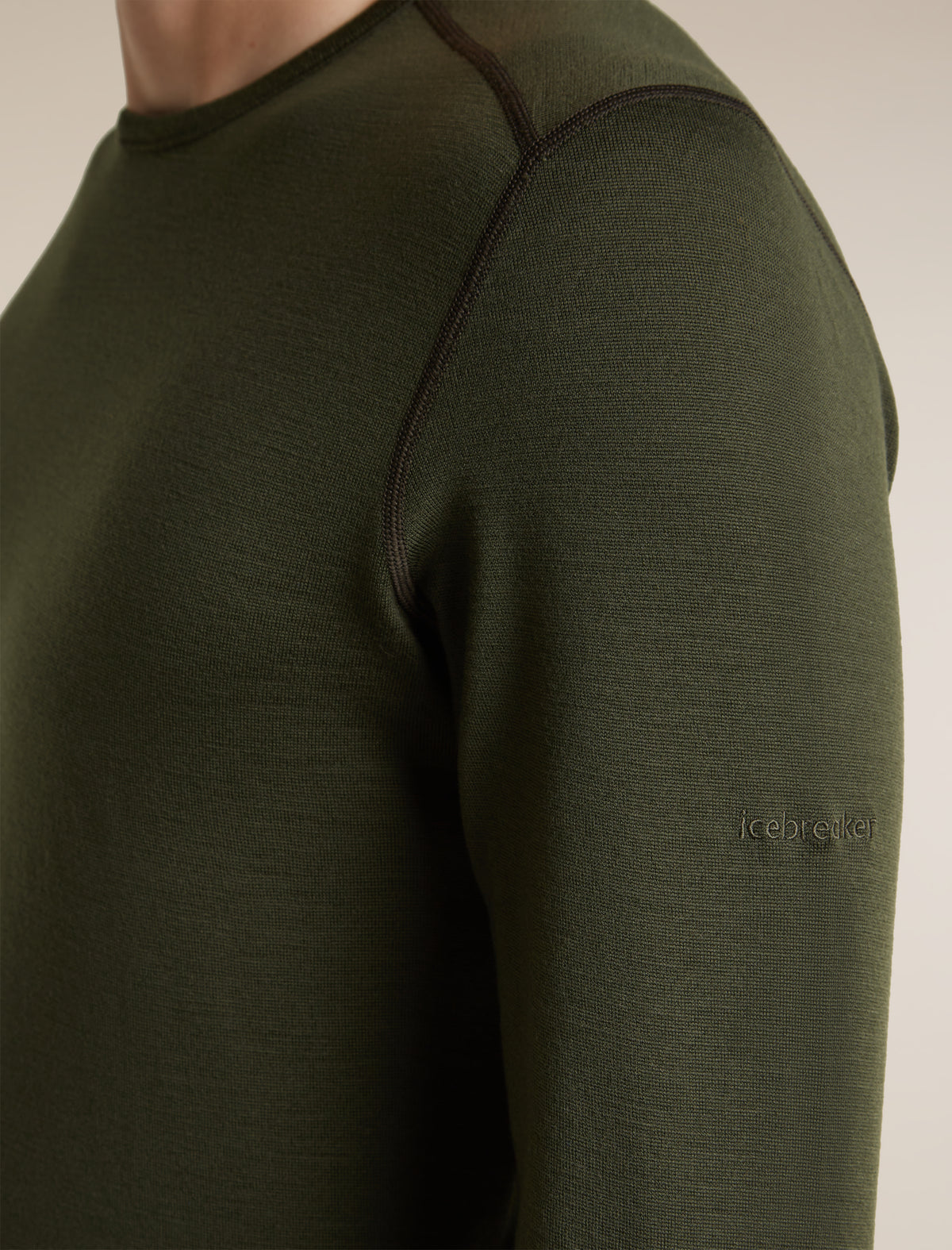 Men's Merino 260 Oasis Long Sleeve Thermal Crewe Dark Loden - 7