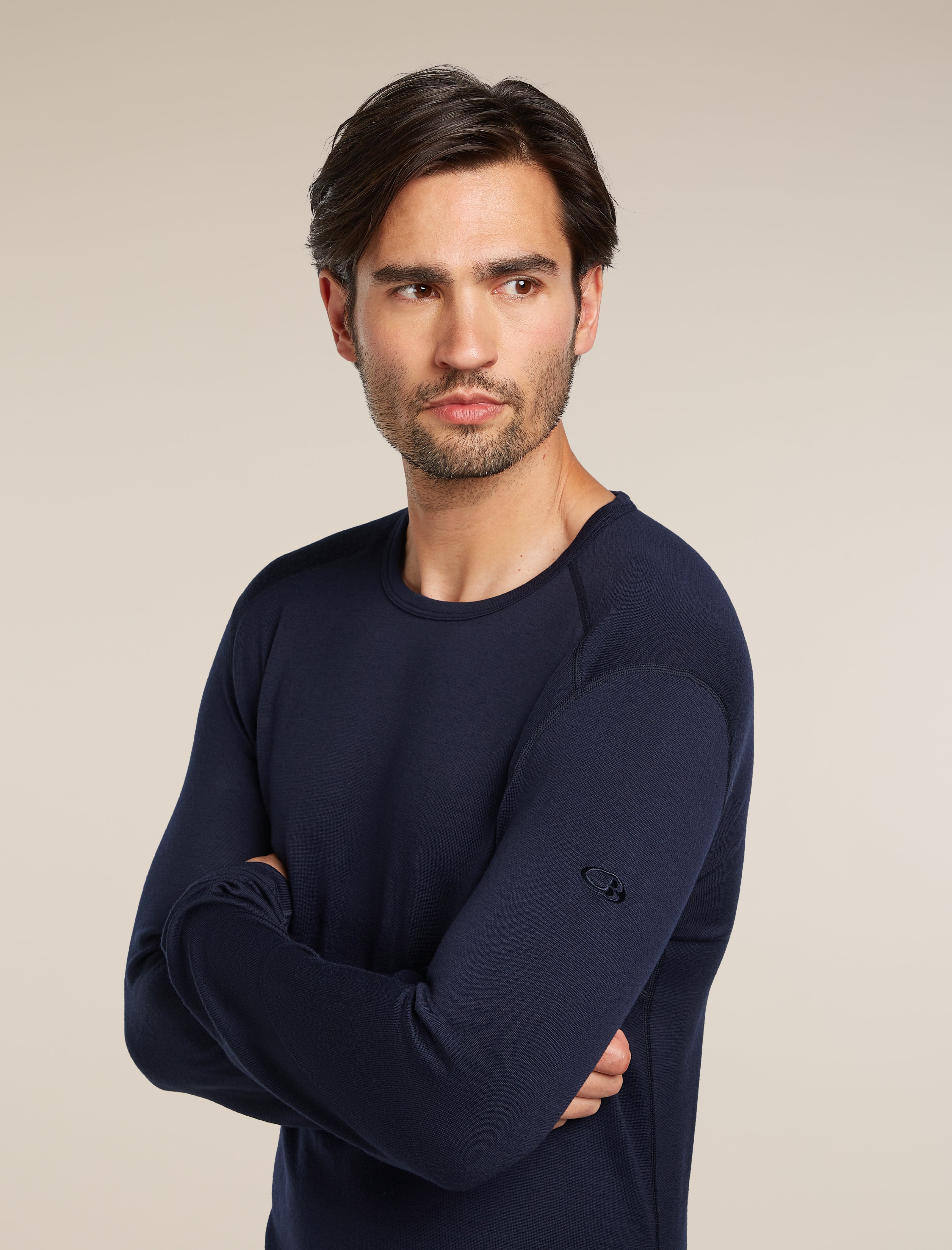 トップス Esan Men's Merino 260 Tech Long Sleeve Crewe Thermal Top