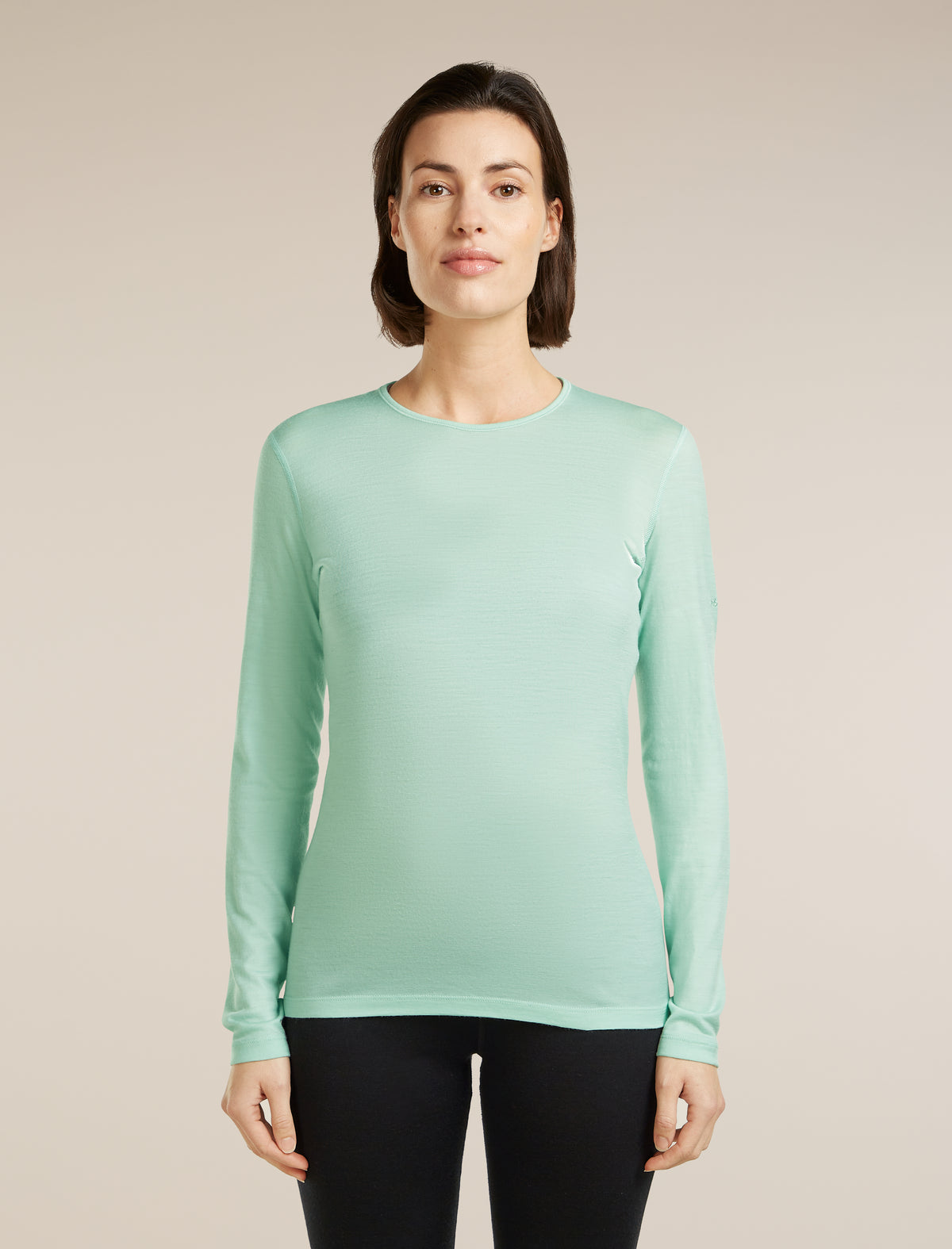 Women's Merino 200 Oasis Long Sleeve Crewe Mint - 1