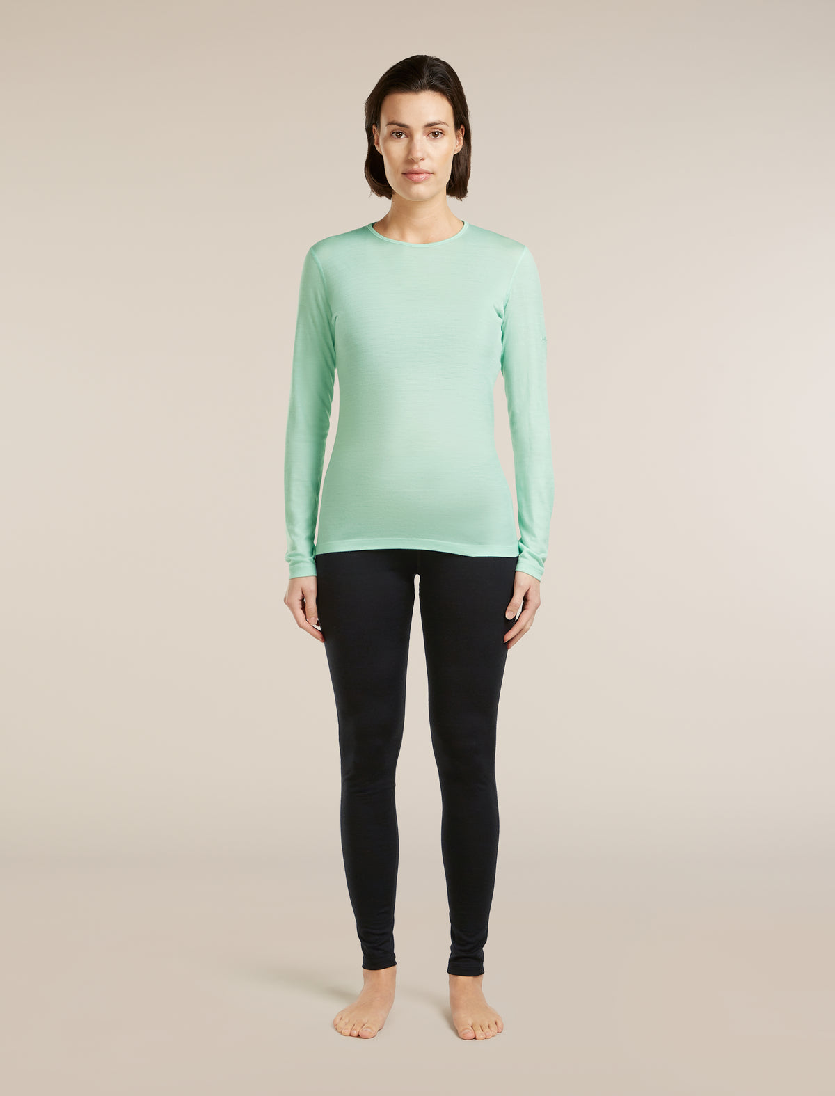 Women's Merino 200 Oasis Long Sleeve Crewe Mint - 3