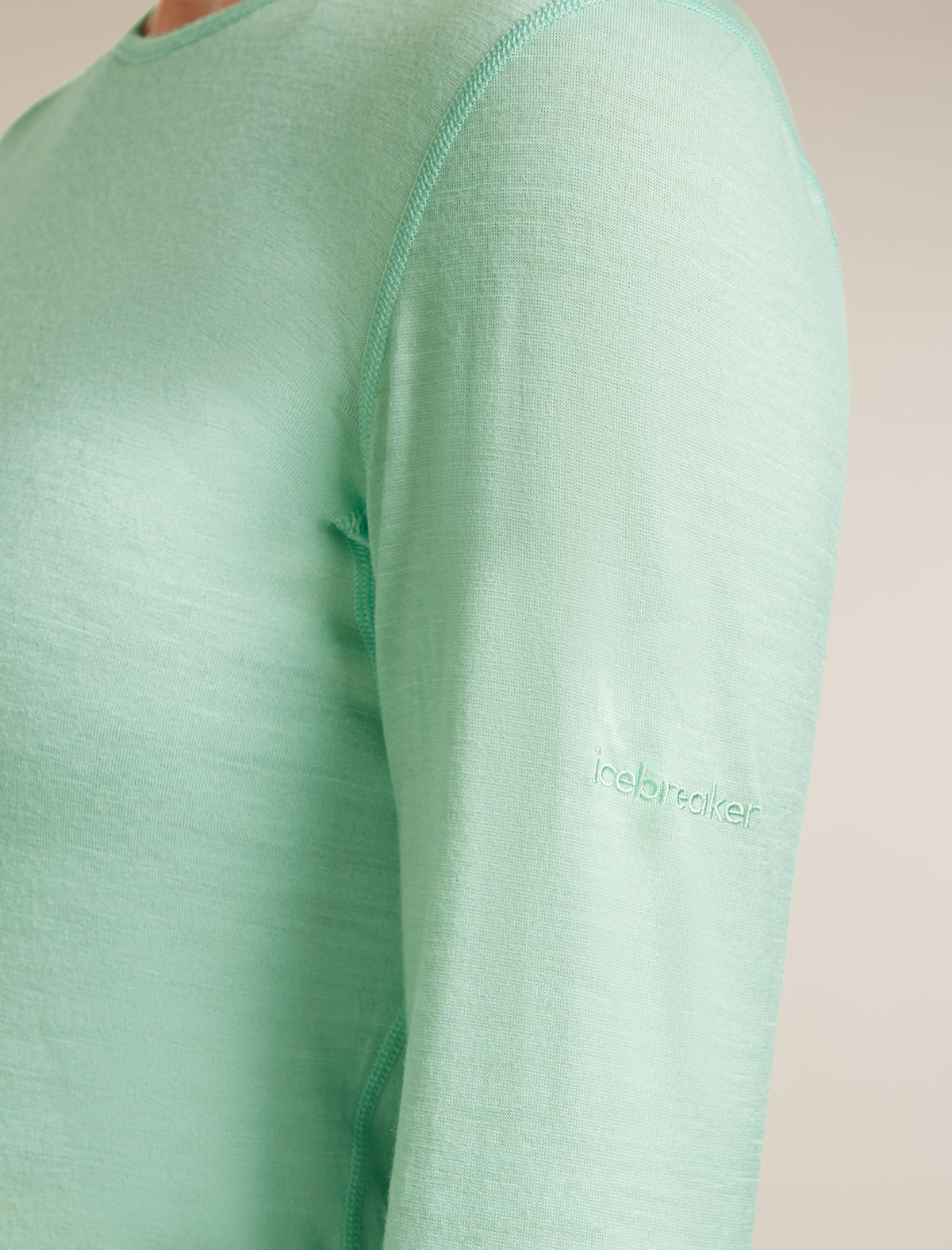Women's Merino 200 Oasis Long Sleeve Crewe Mint - 5