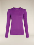 Women's Merino 200 Oasis Long Sleeve Crewe Thermal Top Passion - 7