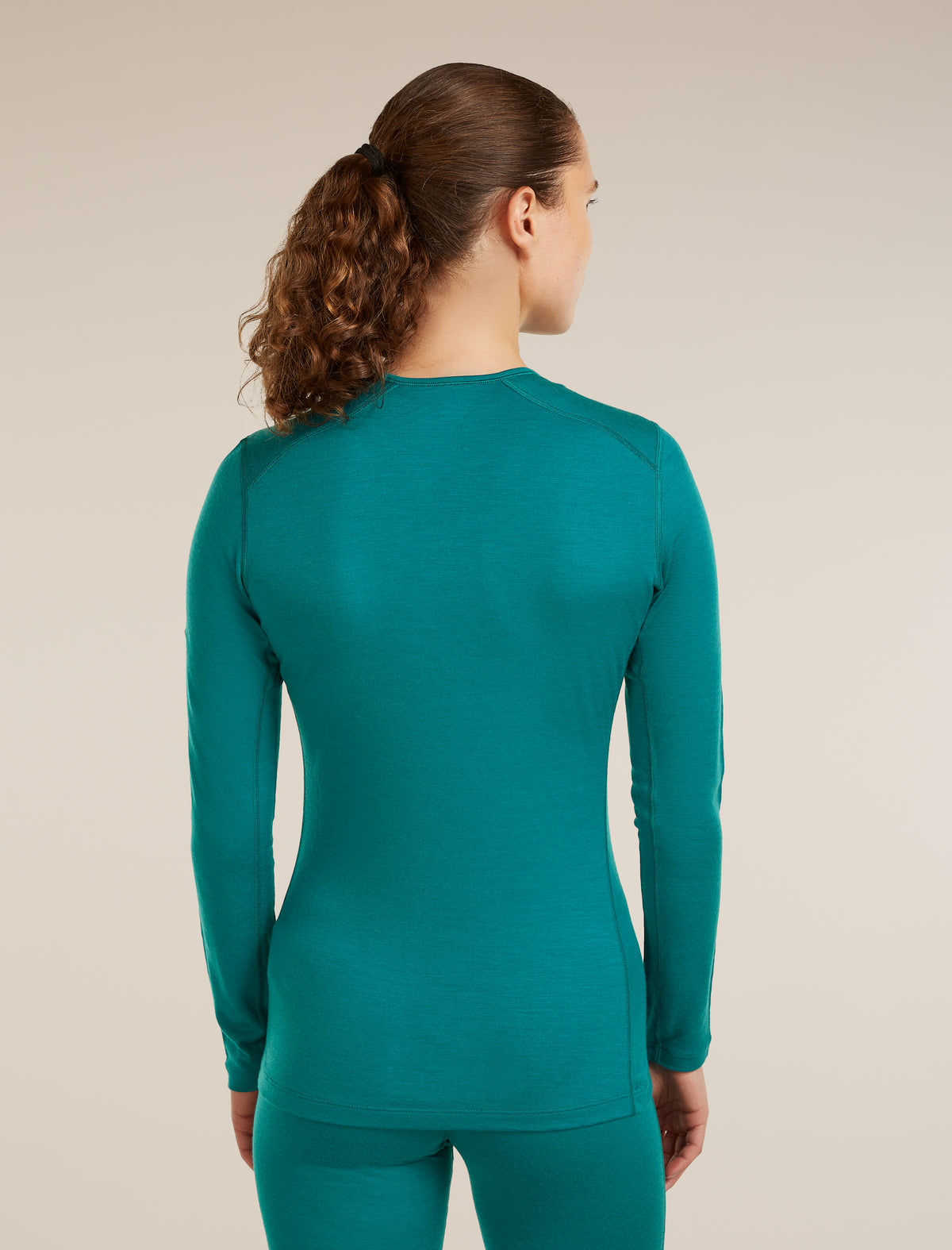 Chandail isotherme à encolure ronde 200 Oasis en mérinos pour femmes  - 2