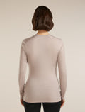 Women's Merino 200 Oasis Long Sleeve Crewe Pink quartz - 2