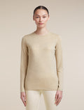 Women's Merino 200 Oasis Long Sleeve Thermal Crewe Bay Heather - 1
