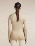 Women's Merino 200 Oasis Long Sleeve Thermal Crewe Bay Heather - 2