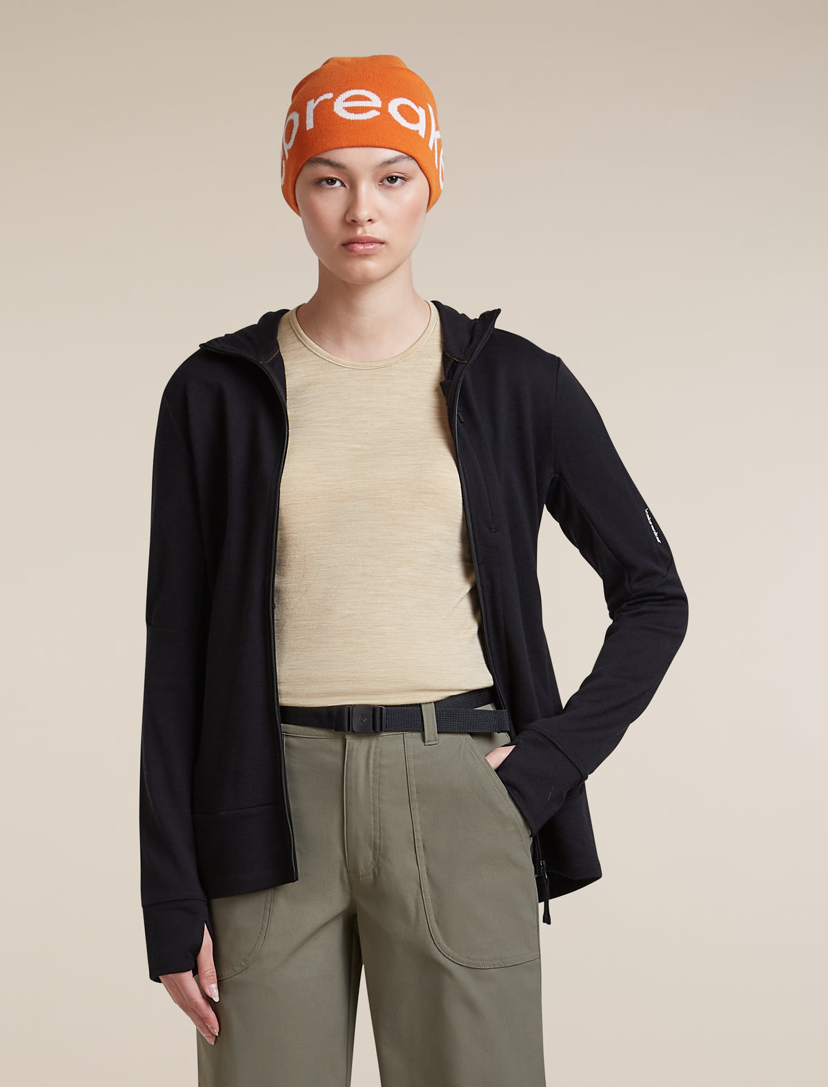 Women's Merino 200 Oasis Long Sleeve Thermal Crewe Bay Heather - 5
