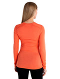 Women's Merino 200 Oasis Long Sleeve Crewe Thermal Top Tang - 2