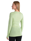 Women's Merino 200 Oasis Long Sleeve Crewe Thermal Top Glazen - 2