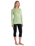 Women's Merino 200 Oasis Long Sleeve Crewe Thermal Top Glazen - 3
