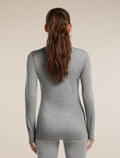 Women's Merino 260 Oasis Long Sleeve Thermal Crewe Metro Heather - 2