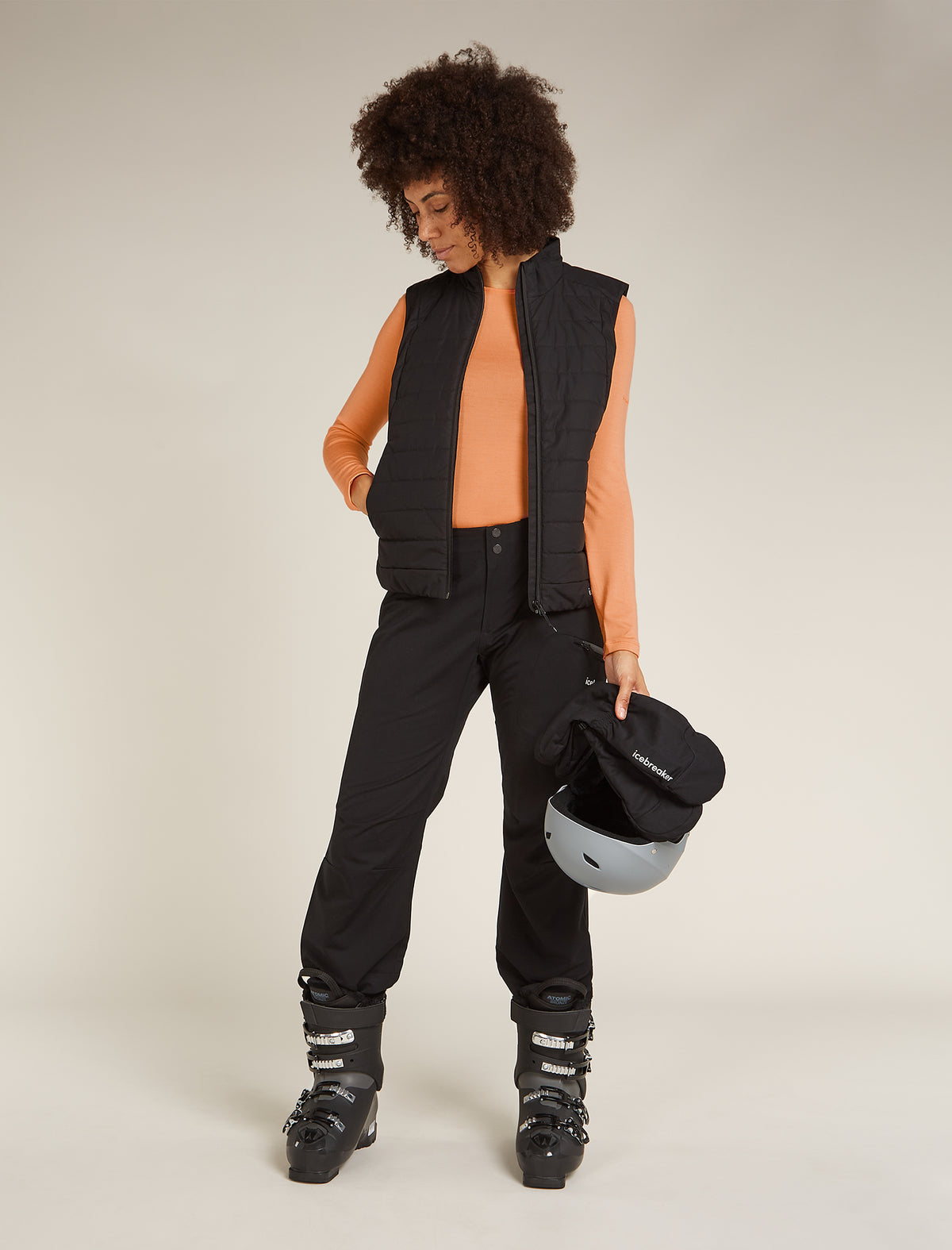 Haut col rond isotherme à manches longues 260 Tech en mérinos Women's  - 5