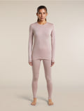 Women's Merino 260 Oasis Long Sleeve Thermal Crewe Pink quartz - 3