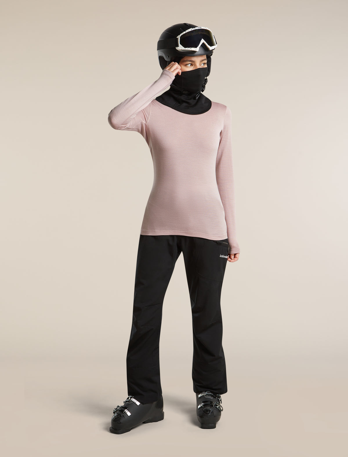 Women's Merino 260 Oasis Long Sleeve Thermal Crewe Pink quartz - 4