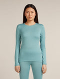 Women's Merino 260 Tech Long Sleeve Crewe Thermal Top Hydro - 1