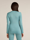 Women's Merino 260 Tech Long Sleeve Crewe Thermal Top Hydro - 2