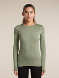 Women's Merino 260 Oasis Long Sleeve Thermal Crewe Lichen - 1