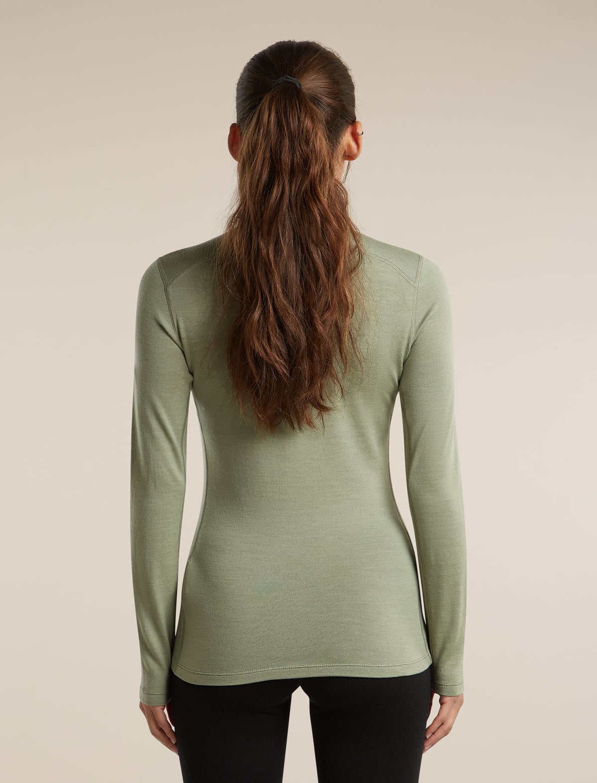 Women's Merino 260 Oasis Long Sleeve Thermal Crewe Lichen - 2