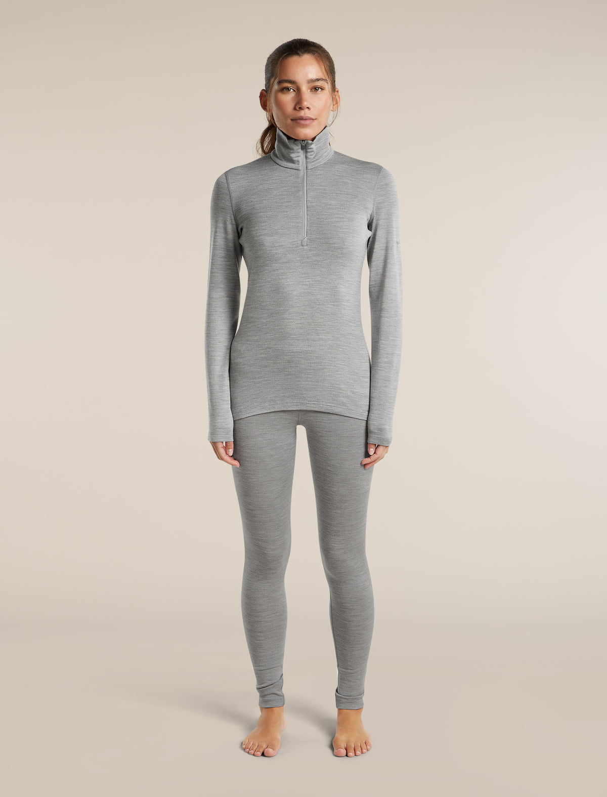 Women's Merino 260 Oasis Thermal Leggings Metro Heather - 3