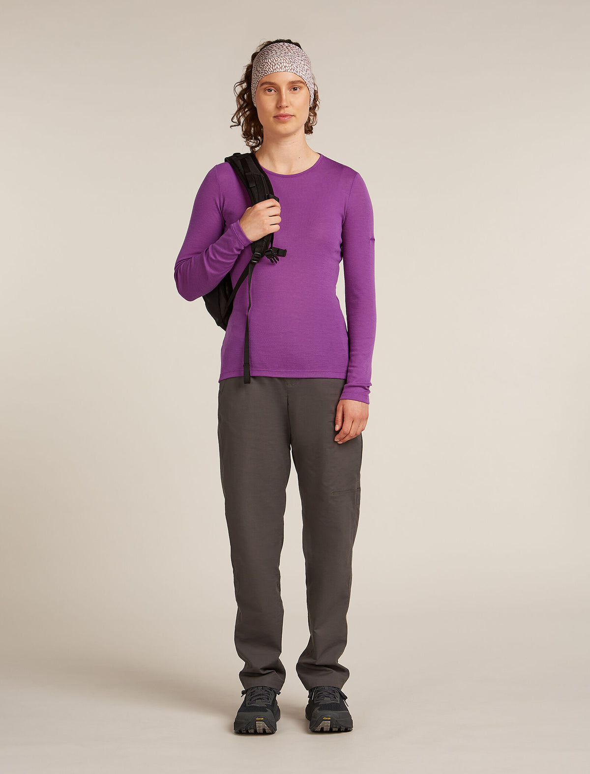 Women's Merino 175 Everyday Long Sleeve Crewe Thermal Top Passion - 4