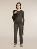 Women's Merino 175 Everyday Long Sleeve Crewe Dark Loden - 4
