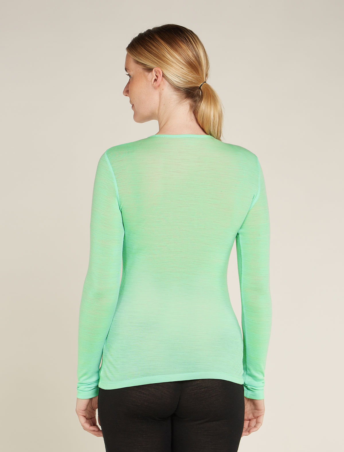 Women's Merino 175 Everyday Long Sleeve Crewe Thermal Top Glass - 3