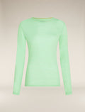 Women's Merino 175 Everyday Long Sleeve Crewe Thermal Top Glass - 8