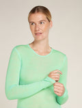 Women's Merino 175 Everyday Long Sleeve Crewe Thermal Top Glass - 7