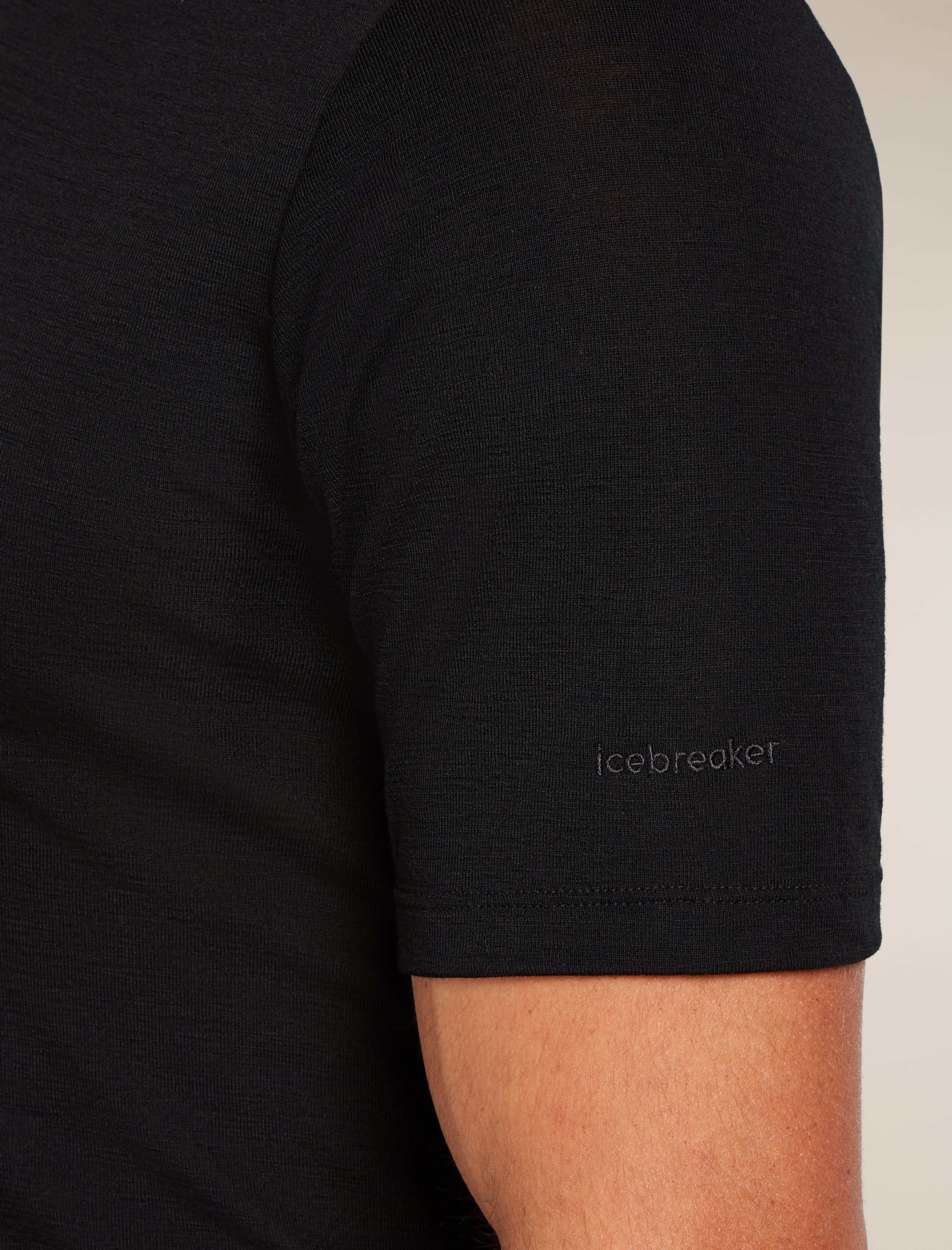 Men's Merino 175 Everyday Short Sleeve Crewe Thermal Top Black