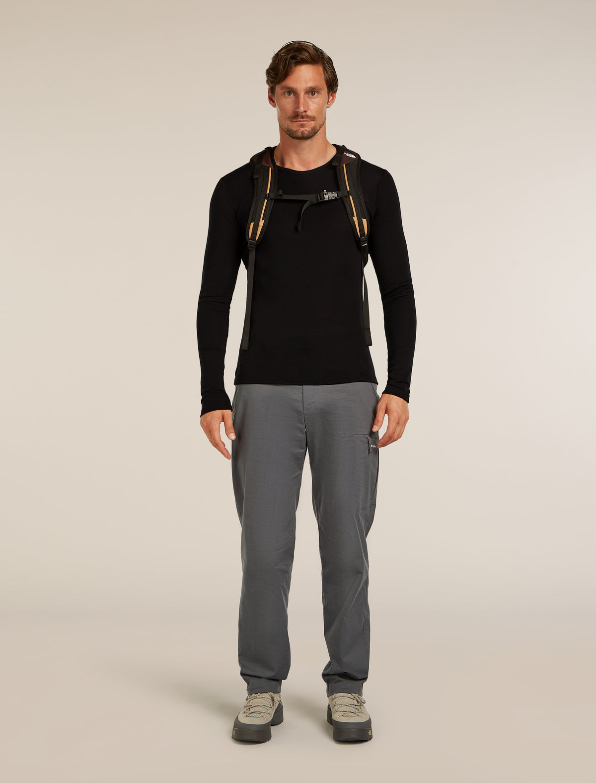 Men's Merino 175 Everyday Long Sleeve Crewe Thermal Top Trail - 4