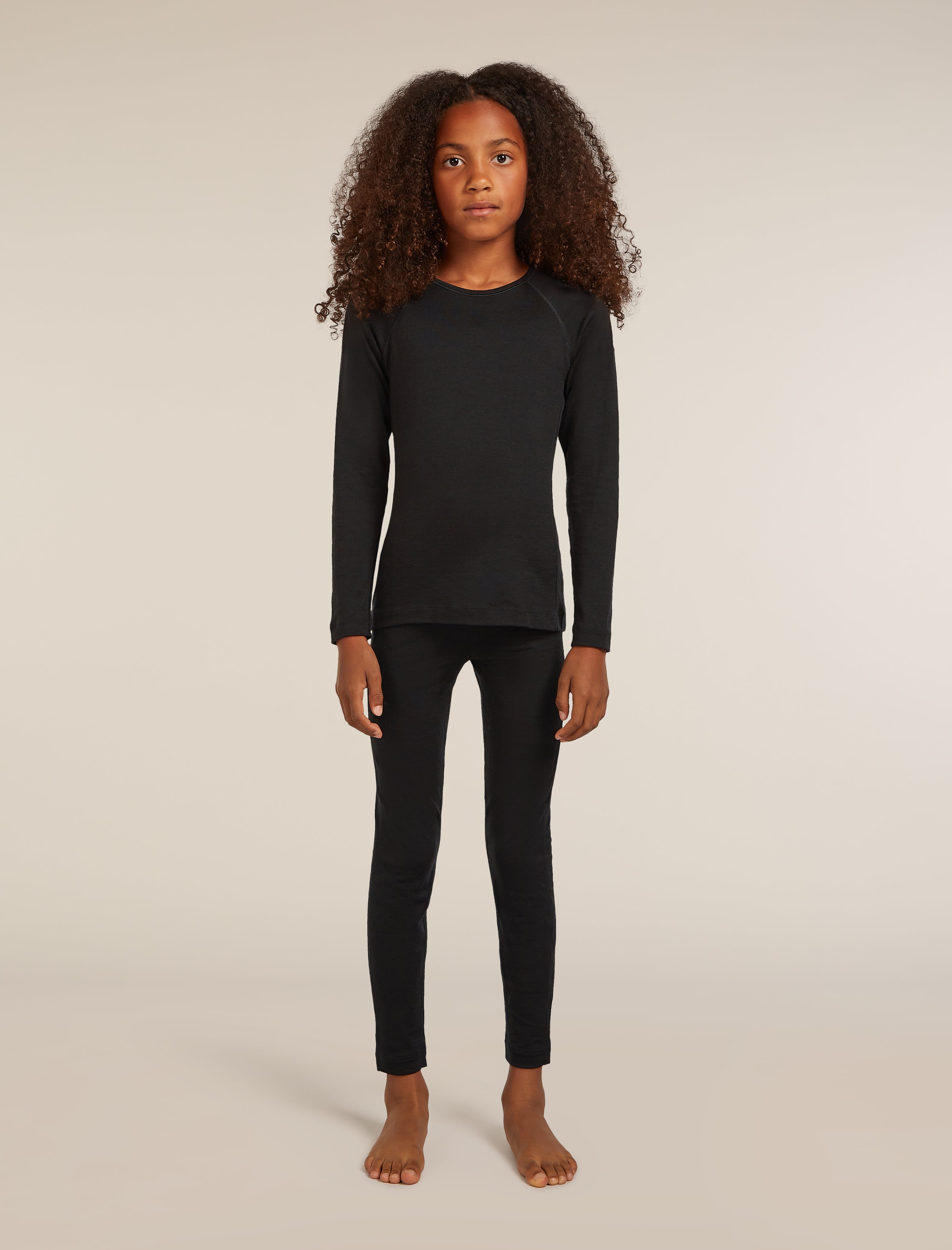 Kids' Merino 200 Oasis Long Sleeve Crewe Thermal Top