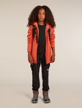 Kids’ Merino 200 Oasis Long Sleeve Crewe Thermal Top Black - 6