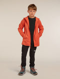 Kids’ Merino 200 Oasis Long Sleeve Crewe Thermal Top Black - 7