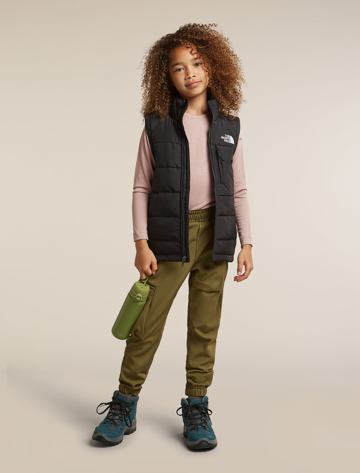 icebreaker Kids’ Merino 200 Oasis Thermal Leggings Pink quartz KIDS - 8