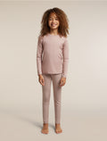 icebreaker Kids’ Merino 200 Oasis Thermal Leggings Pink quartz KIDS - 9