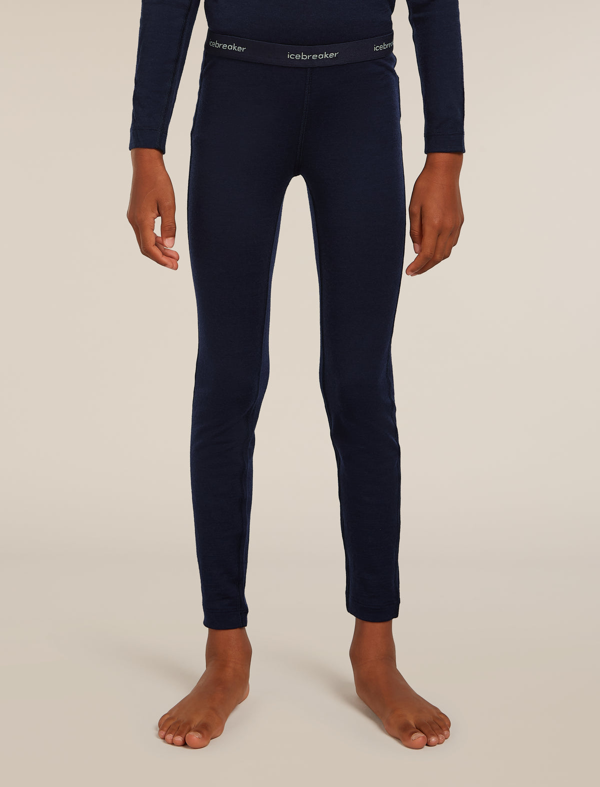 Kids’ Merino 200 Oasis Thermal Leggings Midnight Navy - 3