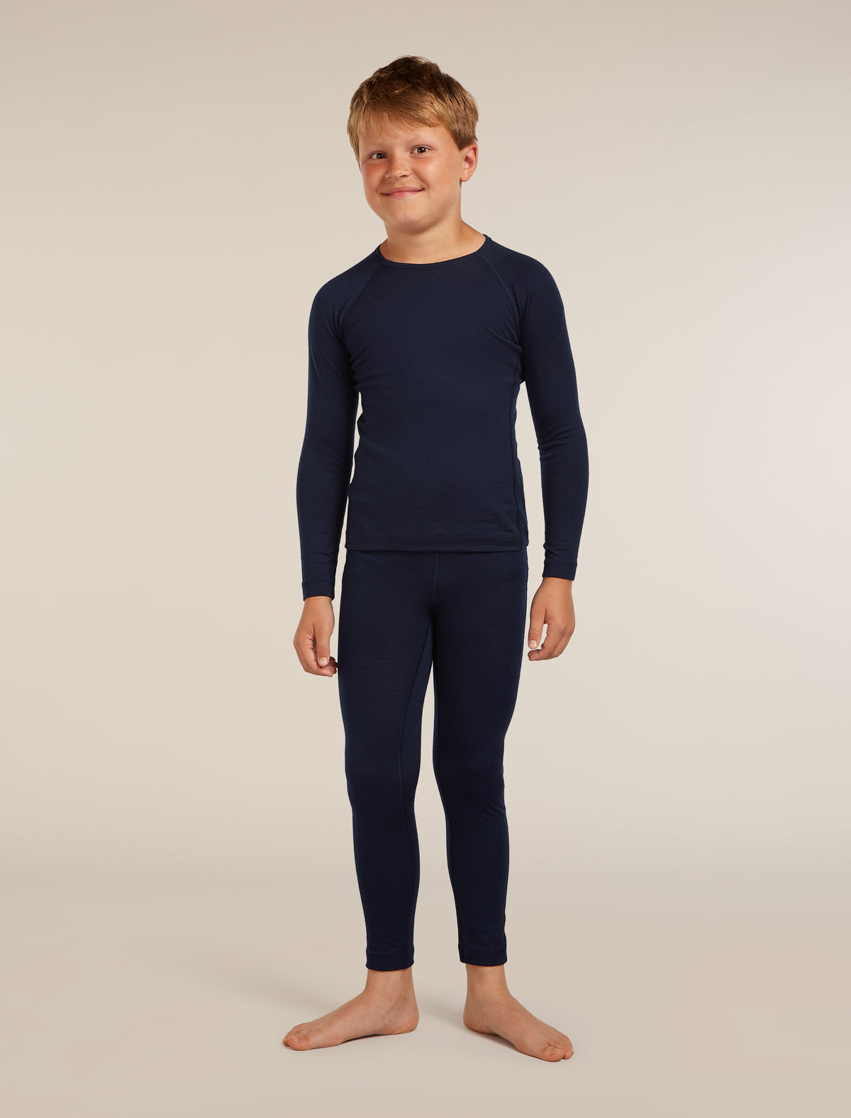 Kids’ Merino 200 Oasis Thermal Leggings Midnight Navy - 5