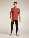 Men's Merino 200 Oasis Short Sleeve Crewe Thermal Top Jasper - 3