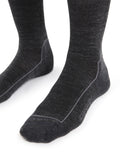 Women's Merino Blend Hike Cool-Lite 3Q Crew Socks Jet Heather/Monsoon - 4