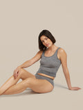 Women's Merino 150 Siren Hipkini Gritstone Heather - 5