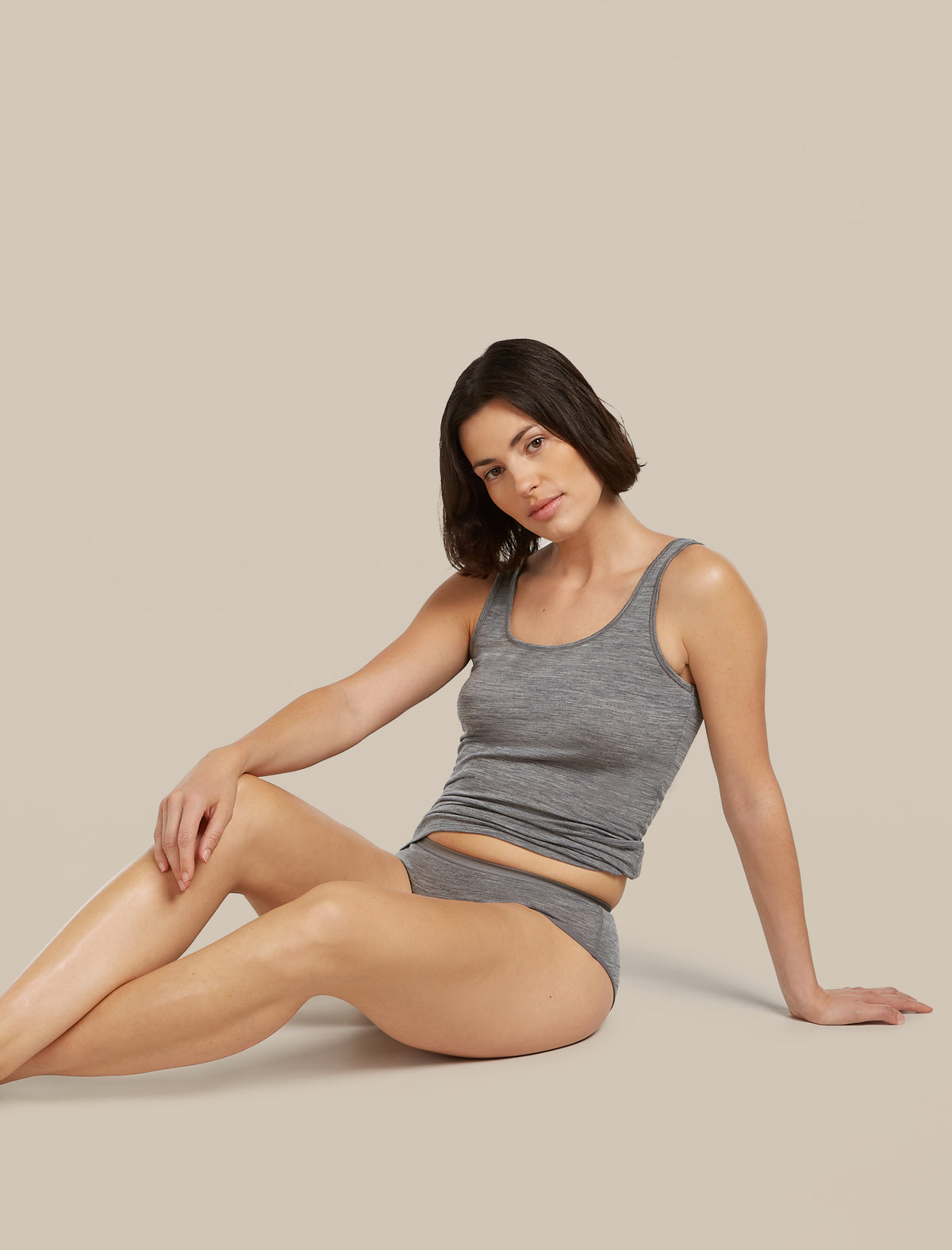 Women's Merino 150 Siren Hipkini Gritstone Heather - 5