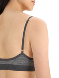 Women's Merino 150 Siren Bra Twister Heather/Sea Blue - 6