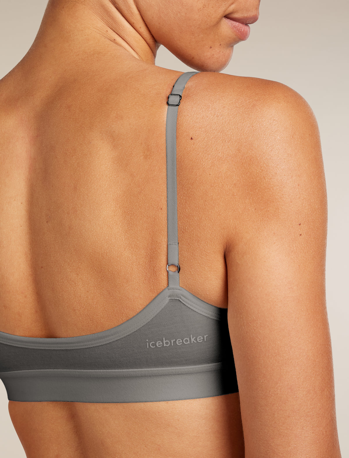 Women's Merino 150 Siren Bra Gritstone Heather - 6