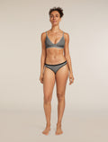 Women's Merino 150 Siren Bra Gritstone Heather - 3